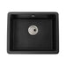 Abode Matrix Sq GR15 Large 1 Bowel Granite Inset/Undermount Sink - Unbeatable Bathrooms