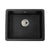 Abode Matrix Sq GR15 Large 1 Bowel Granite Inset/Undermount Sink - Unbeatable Bathrooms