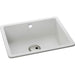 Abode Matrix Sq GR15 Large 1 Bowel Granite Inset/Undermount Sink - Unbeatable Bathrooms