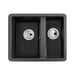Abode Matrix Sq GR15 1.5 Bowel Granite Inset/Undermount Sink - Unbeatable Bathrooms