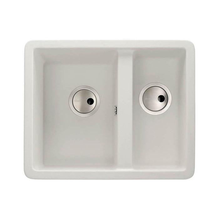 Abode Matrix Sq GR15 1.5 Bowel Granite Inset/Undermount Sink - Unbeatable Bathrooms