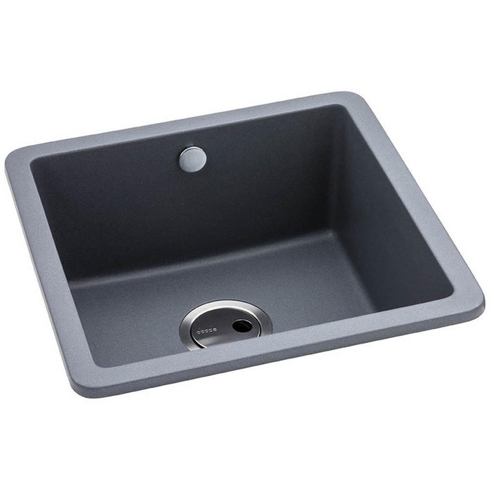 Abode Matrix Sq GR15 1 Bowel Granite Inset/Undermount Sink - Unbeatable Bathrooms