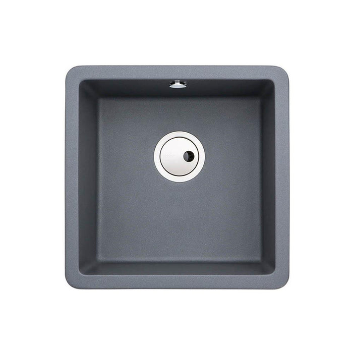 Abode Matrix Sq GR15 1 Bowel Granite Inset/Undermount Sink - Unbeatable Bathrooms
