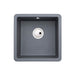 Abode Matrix Sq GR15 1 Bowel Granite Inset/Undermount Sink - Unbeatable Bathrooms