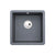 Abode Matrix Sq GR15 1 Bowel Granite Inset/Undermount Sink - Unbeatable Bathrooms