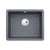 Abode Matrix Sq GR15 Large 1 Bowel Granite Inset/Undermount Sink - Unbeatable Bathrooms