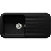 Abode Dune 1 Bowel & Drainer Granite Inset Sink - Unbeatable Bathrooms