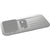 Abode Dune 1.5 Bowel & Drainer Granite Inset Sink - Unbeatable Bathrooms