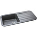 Abode Dune 1 Bowel & Drainer Granite Inset Sink - Unbeatable Bathrooms