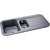 Abode Dune 1.5 Bowel & Drainer Granite Inset Sink - Unbeatable Bathrooms