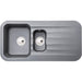 Abode Dune 1.5 Bowel & Drainer Granite Inset Sink - Unbeatable Bathrooms