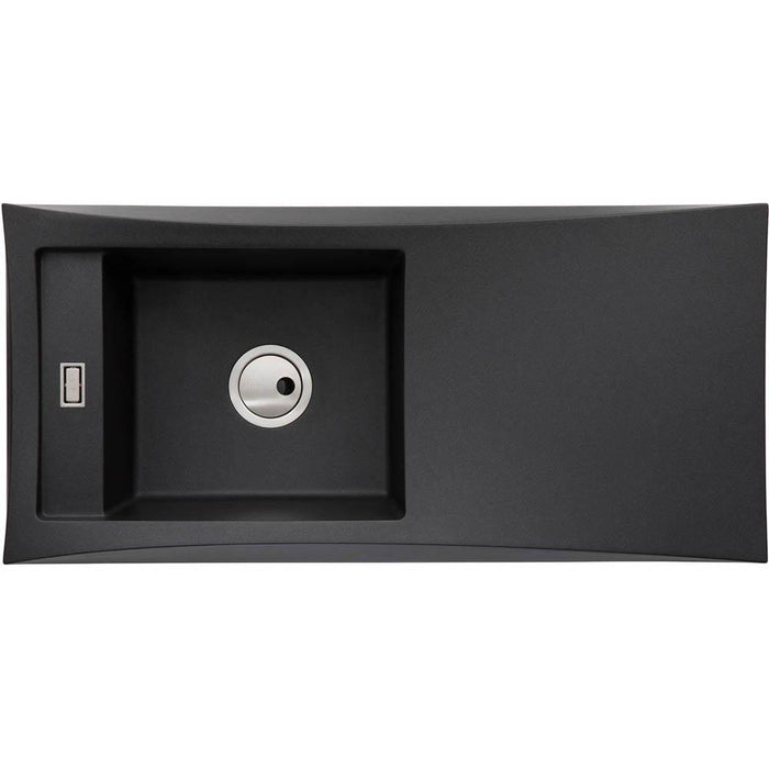 Abode Londa 1 Bowel & Drainer Granite Inset Sink - Unbeatable Bathrooms