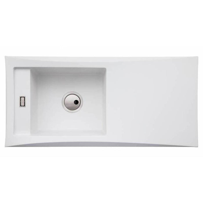Abode Londa 1 Bowel & Drainer Granite Inset Sink - Unbeatable Bathrooms