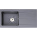 Abode Zero 1 Bowel & Drainer Granite Inset Sink - Unbeatable Bathrooms