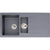 Abode Zero 1.5 Bowel & Drainer Granite Inset Sink - Unbeatable Bathrooms