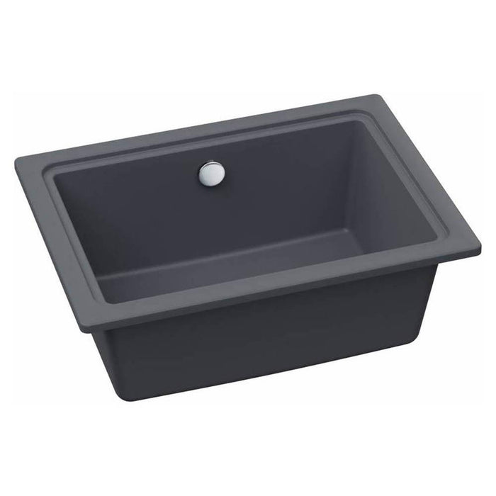 Abode Denton Compact 1 Bowel Undermount Sink - Grey Metallic - Unbeatable Bathrooms
