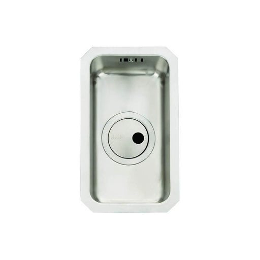 Abode Matrix R25 0.5 Bowel 160x300mm Undermount Sink - Stainless Steel - Unbeatable Bathrooms