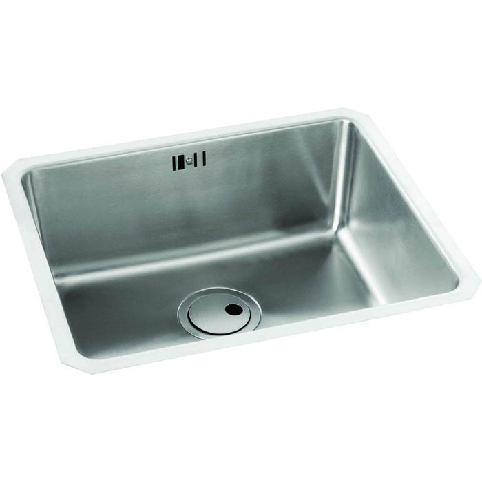 Abode Matrix R25 1 Bowel 480x400mm Undermount Sink - Stainless Steel - Unbeatable Bathrooms
