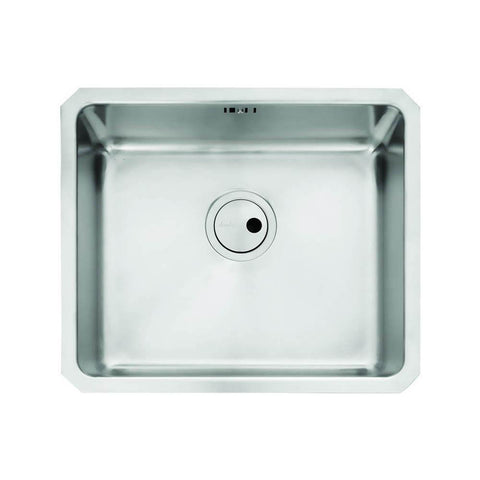 Abode Matrix R25 1 Bowel 480x400mm Undermount Sink - Stainless Steel - Unbeatable Bathrooms