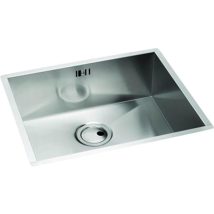 Abode Matrix R0 500mm 1 Bowel Undermount Sink - Stainless Steel - Unbeatable Bathrooms
