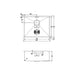 Abode Matrix R0 500mm 1 Bowel Undermount Sink - Stainless Steel - Unbeatable Bathrooms