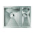 Abode Matrix R0 Square 1.5 Bowel Undermount Sink - Unbeatable Bathrooms