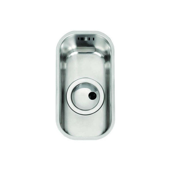 Abode Matrix R50 0.5B Undermount Sink - Stainless Steel - Unbeatable Bathrooms