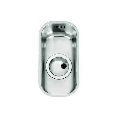 Abode Matrix R50 0.5B Undermount Sink - Stainless Steel - Unbeatable Bathrooms