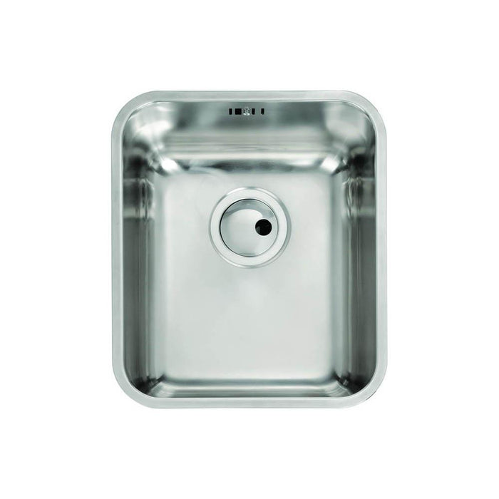 Abode Matrix R50 1 Bowel 340mm Undermount Sink - Stainless Steel - Unbeatable Bathrooms