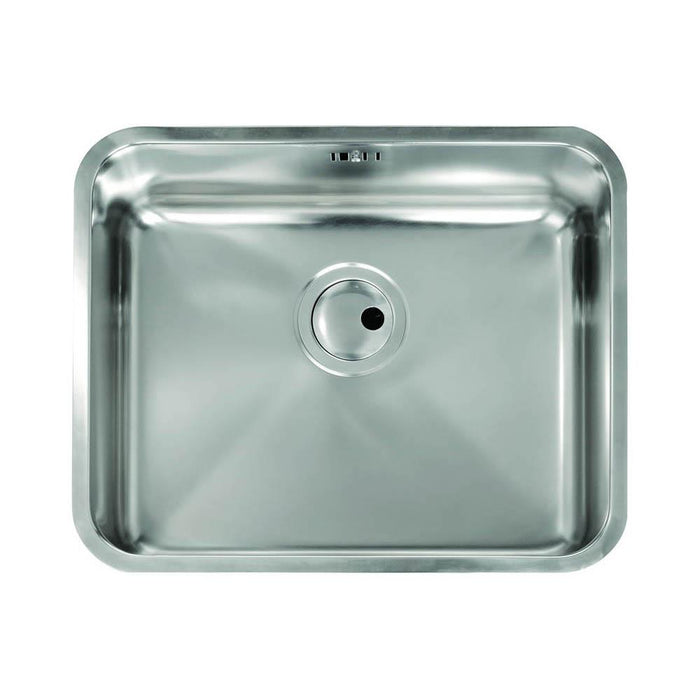 Abode Matrix R50 1 Bowel 500mm Undermount Sink - Stainless Steel - Unbeatable Bathrooms