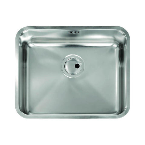 Abode Matrix R50 1 Bowel 500mm Undermount Sink - Stainless Steel - Unbeatable Bathrooms