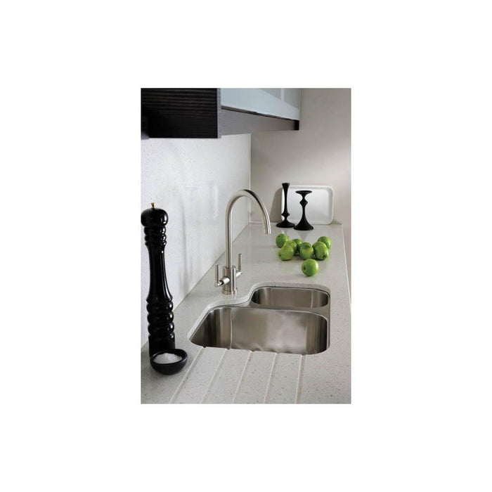 Abode Matrix R50 1.5 Bowel Undermount Sink - Stainless Steel - Unbeatable Bathrooms