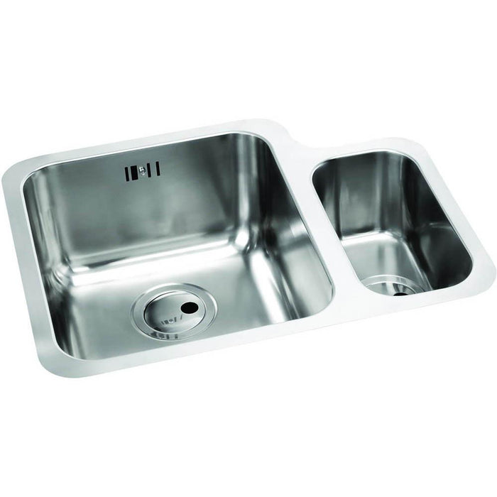 Abode Matrix R50 1.5 Bowel Undermount Sink - Stainless Steel - Unbeatable Bathrooms