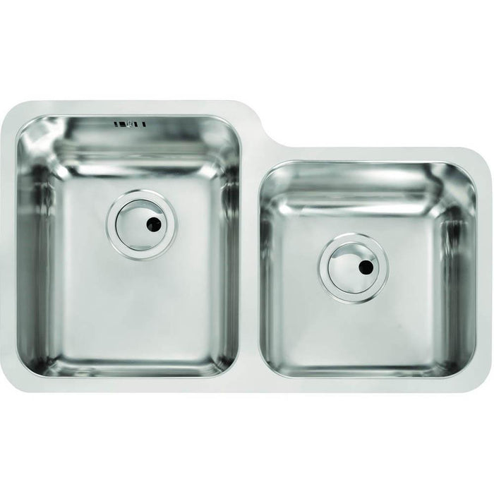 Abode Matrix R50 1.75B LHMB Undermount Sink - Stainless Steel - Unbeatable Bathrooms