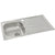 Abode Trydent 1 Bowel & Drainer Inset Sink - Stainless Steel - Unbeatable Bathrooms
