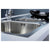 Abode Connekt Flushfit 1 Bowel & Drainer Inset Sink - Stainless Steel - Unbeatable Bathrooms