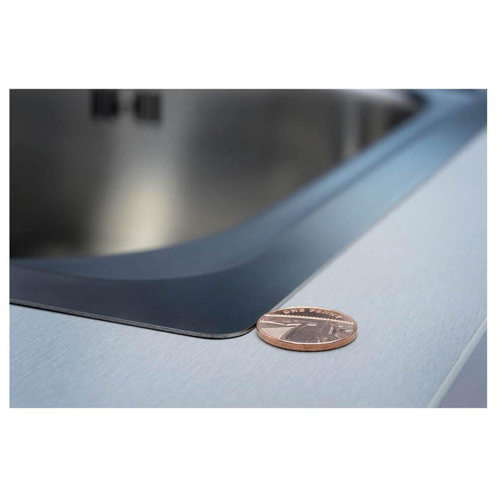 Abode Connekt Flushfit 1 Bowel & Drainer Inset Sink - Stainless Steel - Unbeatable Bathrooms