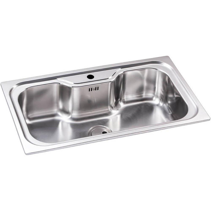 Abode Matrix R50 XL 1 Bowel Undermount/Inset Sink - Stainless Steel - Unbeatable Bathrooms