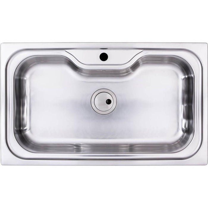 Abode Matrix R50 XL 1 Bowel Undermount/Inset Sink - Stainless Steel - Unbeatable Bathrooms
