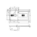 Abode Ixis Compact 1 Bowel & Drainer Inset Sink - Stainless Steel - Unbeatable Bathrooms
