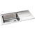 Abode Ixis 1 Bowel & Drainer Inset Sink - Stainless Steel - Unbeatable Bathrooms