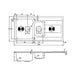Abode Ixis 1.5 Bowel & Drainer Inset Sink - Stainless Steel - Unbeatable Bathrooms