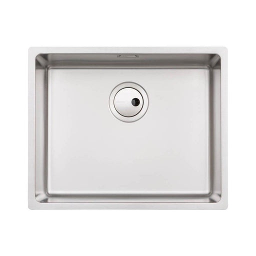 Abode Matrix R15 1 Bowel 500mm Undermount/Inset Sink - Stainless Steel - Unbeatable Bathrooms