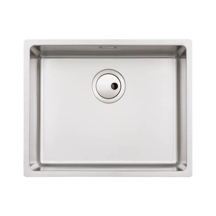Abode Matrix R15 1 Bowel 500mm Undermount/Inset Sink - Stainless Steel - Unbeatable Bathrooms