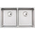 Abode Matrix R15 2 Bowel 700mm Undermount/Inset Sink - Stainless Steel - Unbeatable Bathrooms