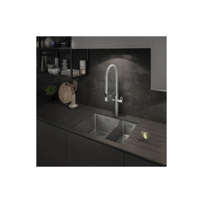 Abode Matrix R15 1.5 Bowel Undermount/Inset Sink - Stainless Steel - Unbeatable Bathrooms