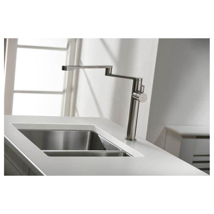 Abode Matrix R15 1.5 Bowel Undermount/Inset Sink - Stainless Steel - Unbeatable Bathrooms
