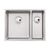 Abode Matrix R15 1.5 Bowel Undermount/Inset Sink - Stainless Steel - Unbeatable Bathrooms