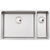 Abode Matrix R15 Large 1.5 Bowel Undermount/Inset Sink - Stainless Steel - Unbeatable Bathrooms