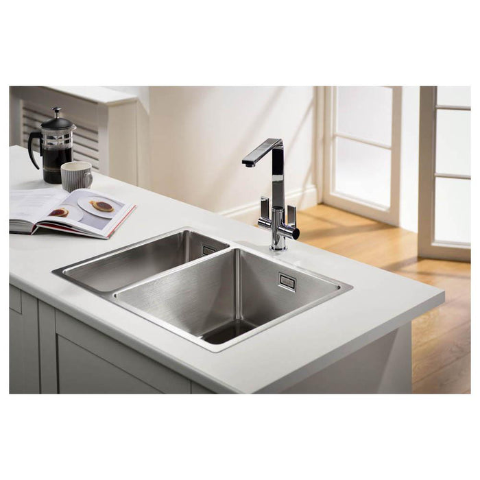Abode Matrix R15 1.5 Bowel Undermount/Inset Sink - Stainless Steel - Unbeatable Bathrooms